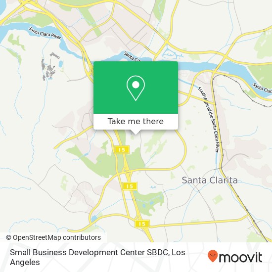 Small Business Development Center SBDC map