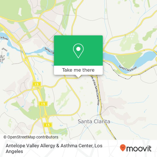 Antelope Valley Allergy & Asthma Center map