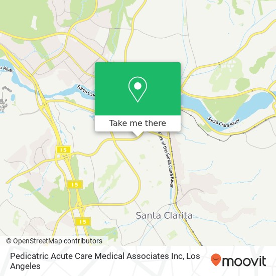 Mapa de Pedicatric Acute Care Medical Associates Inc