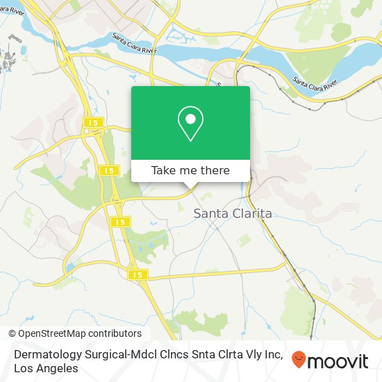 Dermatology Surgical-Mdcl Clncs Snta Clrta Vly Inc map
