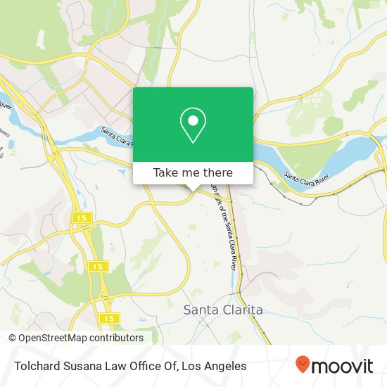Mapa de Tolchard Susana Law Office Of