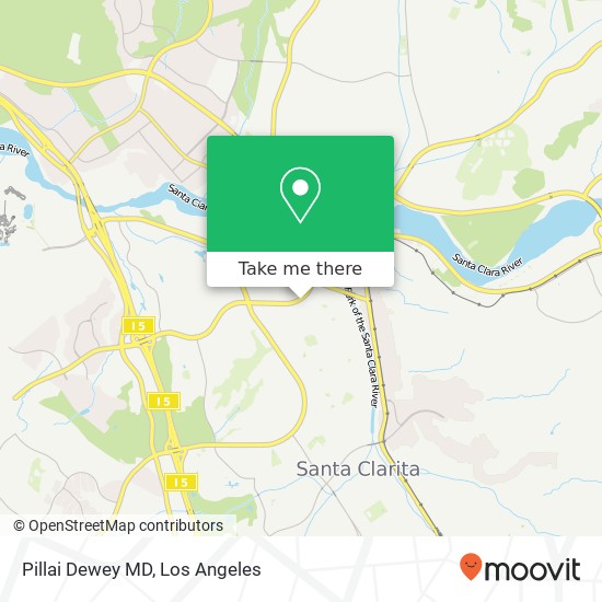 Pillai Dewey MD map