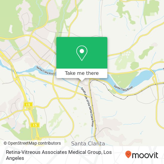 Mapa de Retina-Vitreous Associates Medical Group