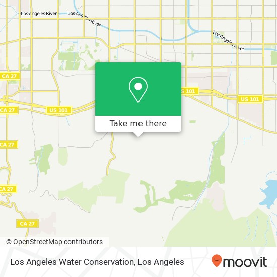 Mapa de Los Angeles Water Conservation