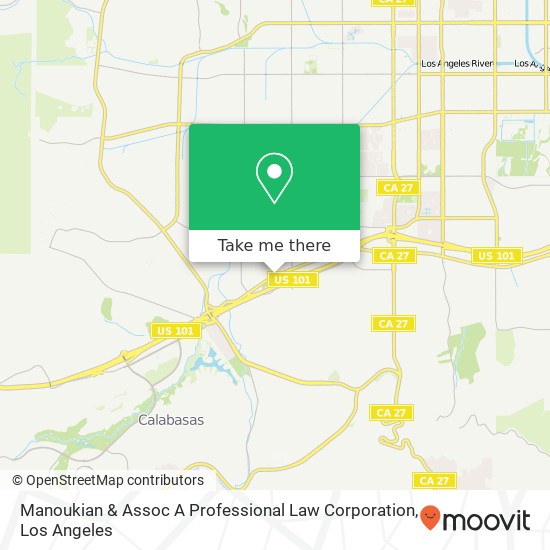 Manoukian & Assoc A Professional Law Corporation map