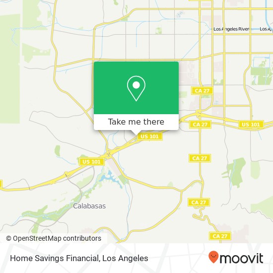 Home Savings Financial map