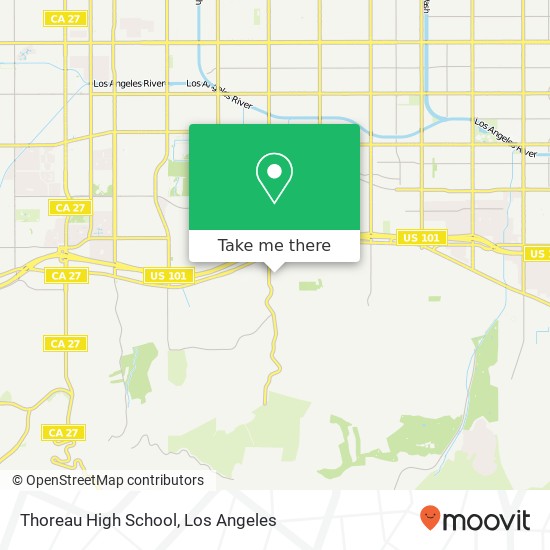 Mapa de Thoreau High School