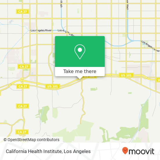 California Health Institute map