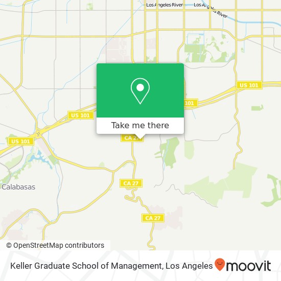 Keller Graduate School of Management map