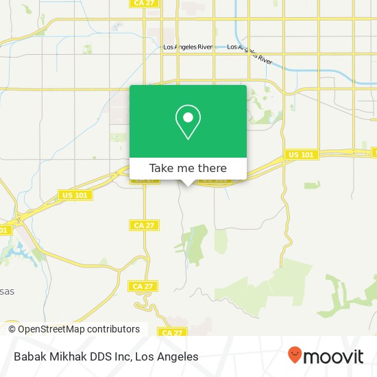 Babak Mikhak DDS Inc map