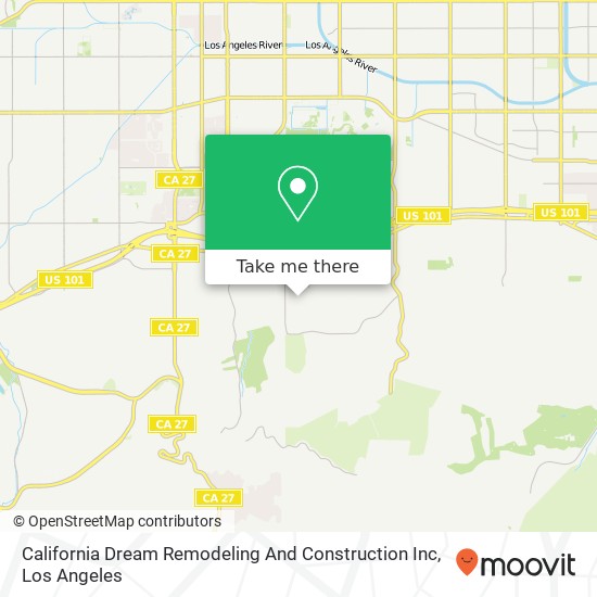 California Dream Remodeling And Construction Inc map