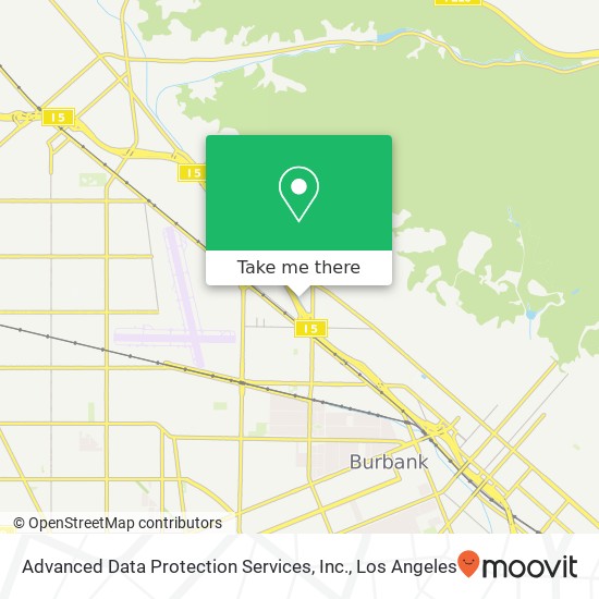 Mapa de Advanced Data Protection Services, Inc.