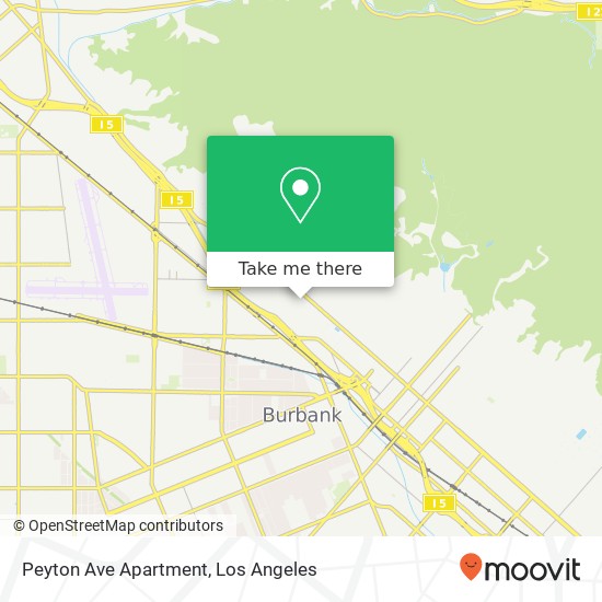 Peyton Ave Apartment map
