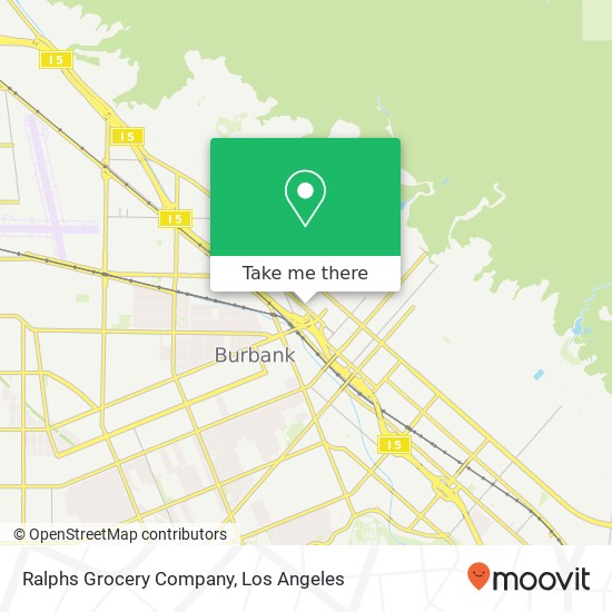 Mapa de Ralphs Grocery Company