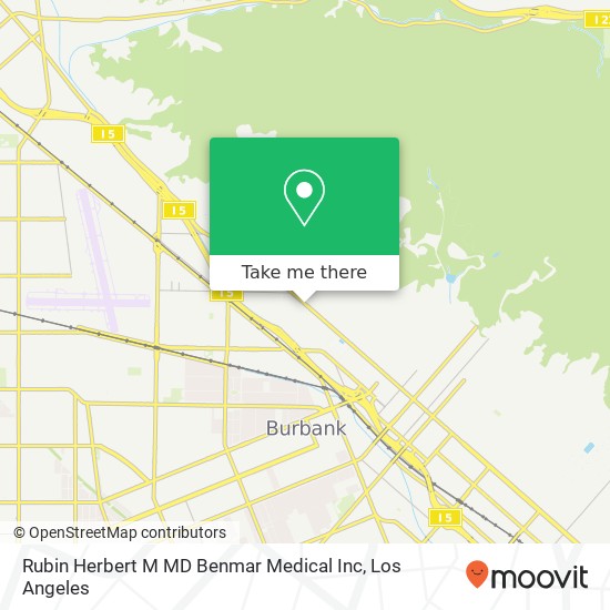 Mapa de Rubin Herbert M MD Benmar Medical Inc