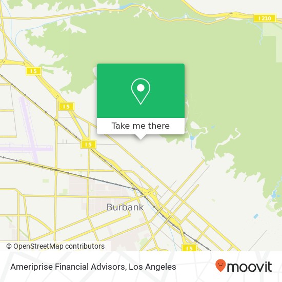 Ameriprise Financial Advisors map