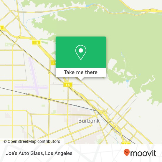 Joe's Auto Glass map