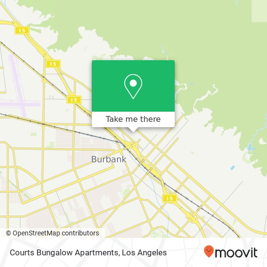 Mapa de Courts Bungalow Apartments