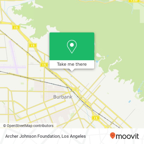 Archer Johnson Foundation map