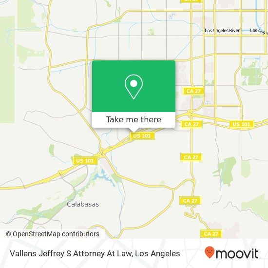 Vallens Jeffrey S Attorney At Law map