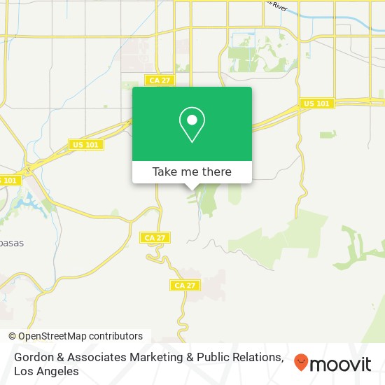 Mapa de Gordon & Associates Marketing & Public Relations
