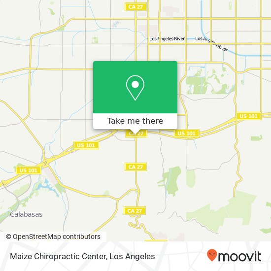 Mapa de Maize Chiropractic Center