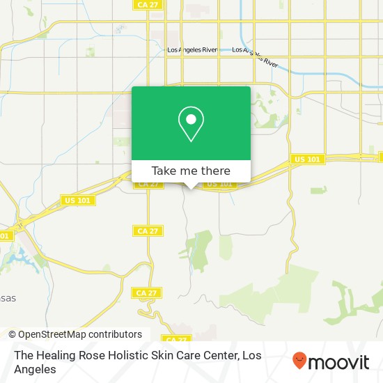 The Healing Rose Holistic Skin Care Center map