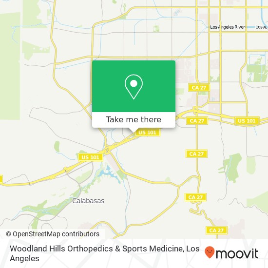 Woodland Hills Orthopedics & Sports Medicine map