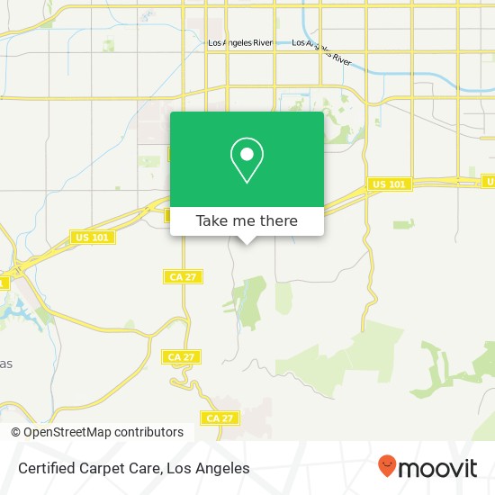 Certified Carpet Care map