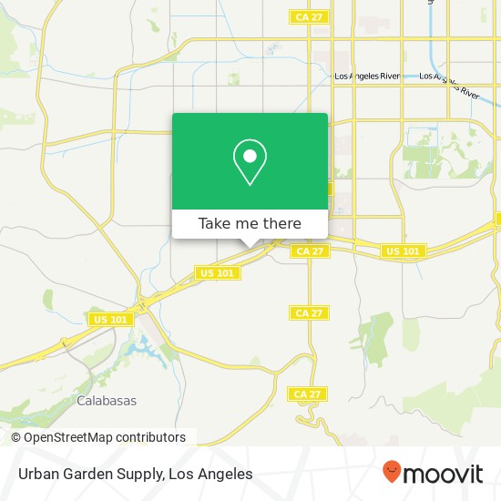 Urban Garden Supply map