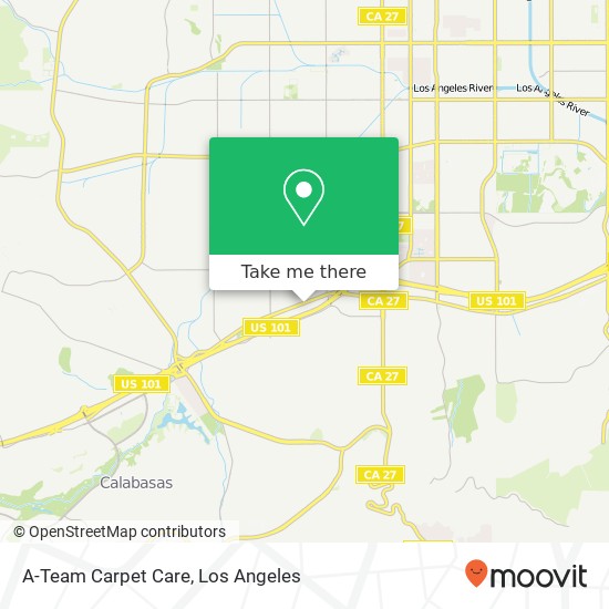 Mapa de A-Team Carpet Care