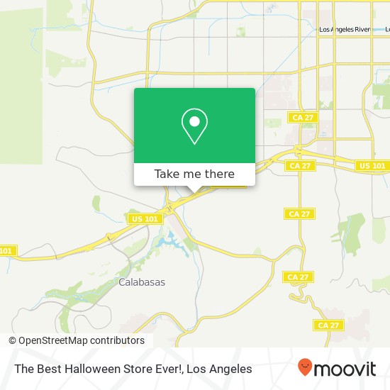 Mapa de The Best Halloween Store Ever!