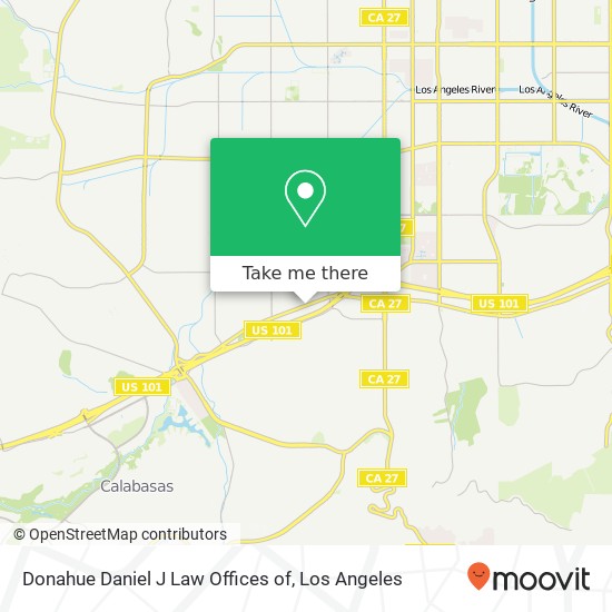 Mapa de Donahue Daniel J Law Offices of