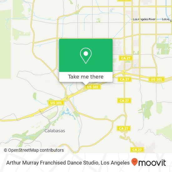 Mapa de Arthur Murray Franchised Dance Studio