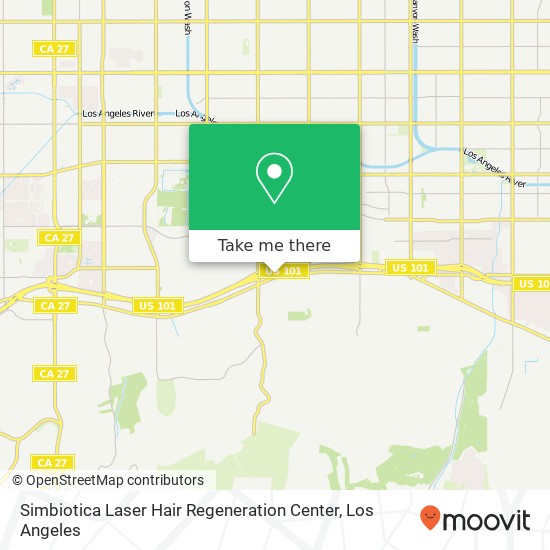 Simbiotica Laser Hair Regeneration Center map