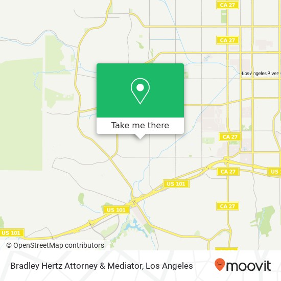 Mapa de Bradley Hertz Attorney & Mediator