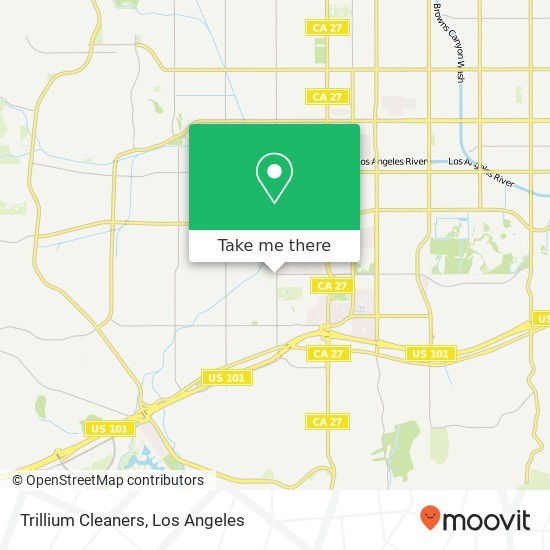 Trillium Cleaners map