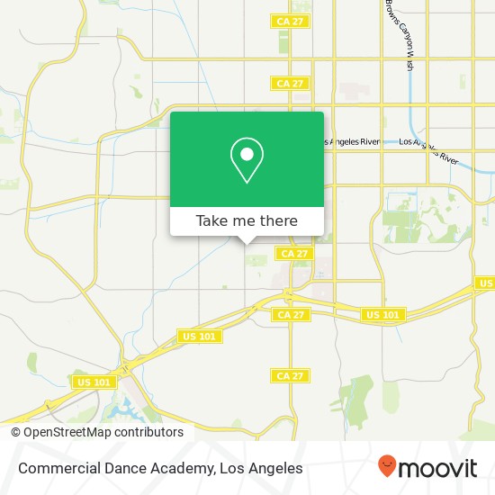 Commercial Dance Academy map
