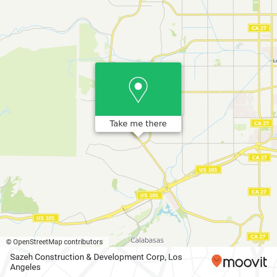 Sazeh Construction & Development Corp map