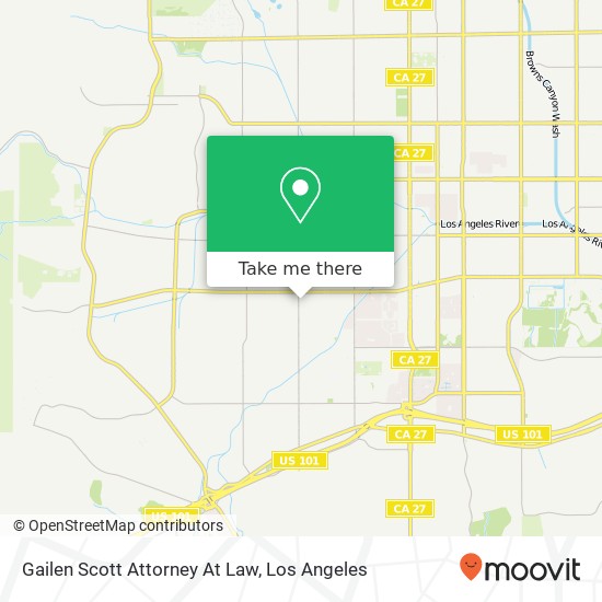 Gailen Scott Attorney At Law map