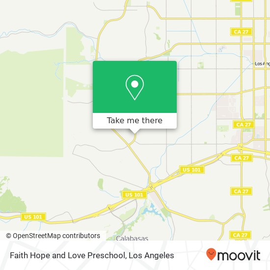 Mapa de Faith Hope and Love Preschool