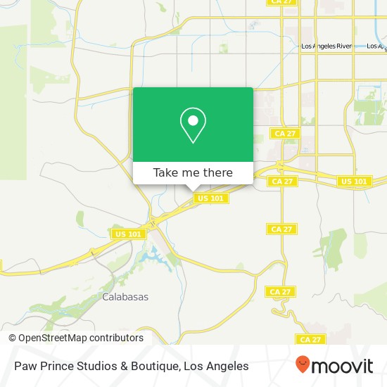 Paw Prince Studios & Boutique map