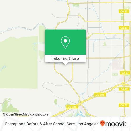 Champion's Before & After School Care map