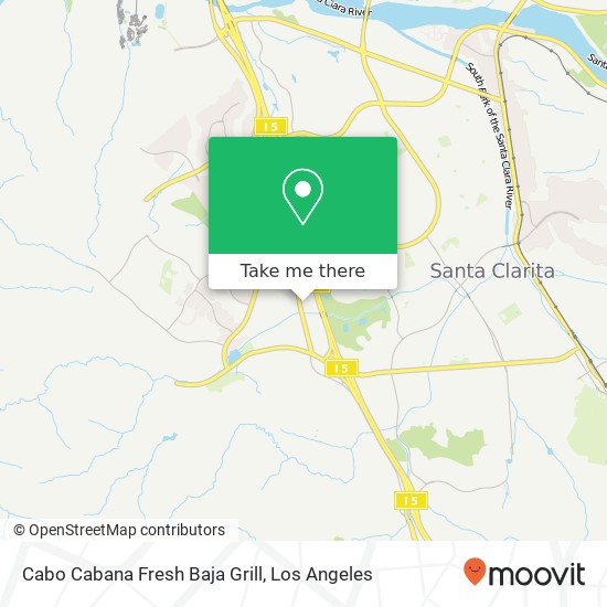 Mapa de Cabo Cabana Fresh Baja Grill