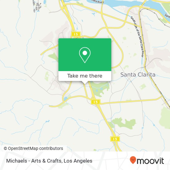 Michaels - Arts & Crafts map