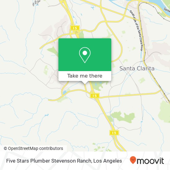 Mapa de Five Stars Plumber Stevenson Ranch