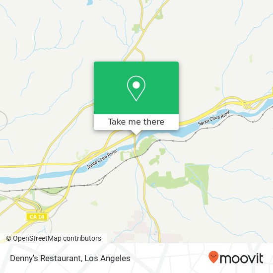 Denny's Restaurant map