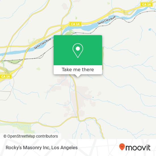 Rocky's Masonry Inc map