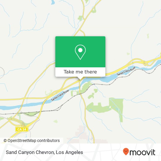 Mapa de Sand Canyon Chevron