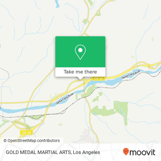 Mapa de GOLD MEDAL MARTIAL ARTS